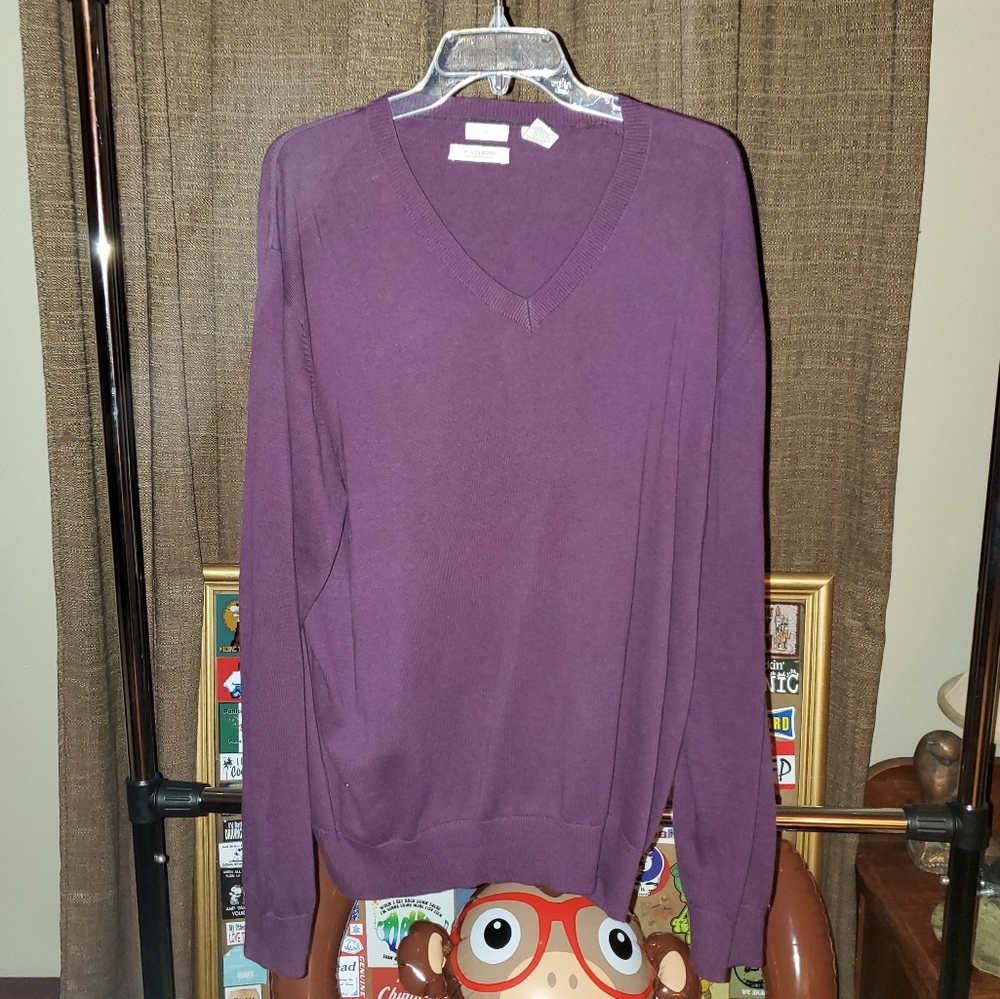 Mens XL purple sweater, Madison
